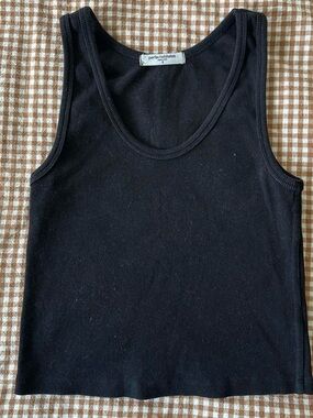 Perfect White Tee blondie black tank top
